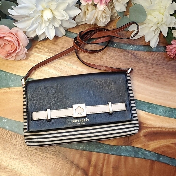kate spade Handbags - Kate Spade Houston Street Fabric Loula Crossbody Purse